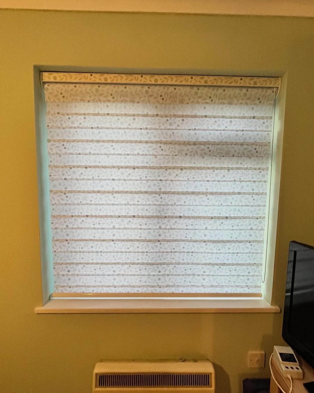 Day and night blinds closed